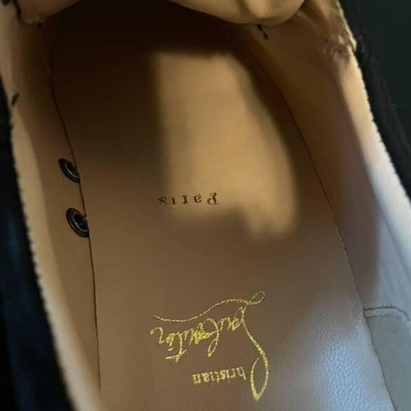 Mens Black and Red Designer Sneakers - Picture 2 of 6